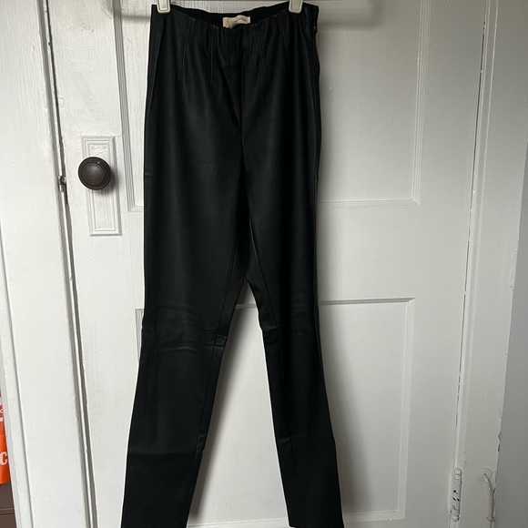 Rebecca Taylor vegan leather skinny ankle pants. Size 0 - Picture 2 of 9